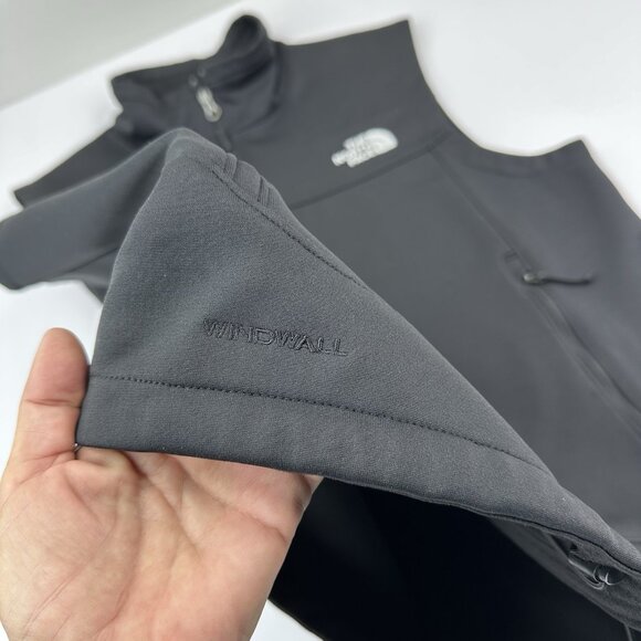 The North Face Men's Black TNF Windwall Softshell Outdoor Gorpcore Vest M/C44 - Picture 4 of 16